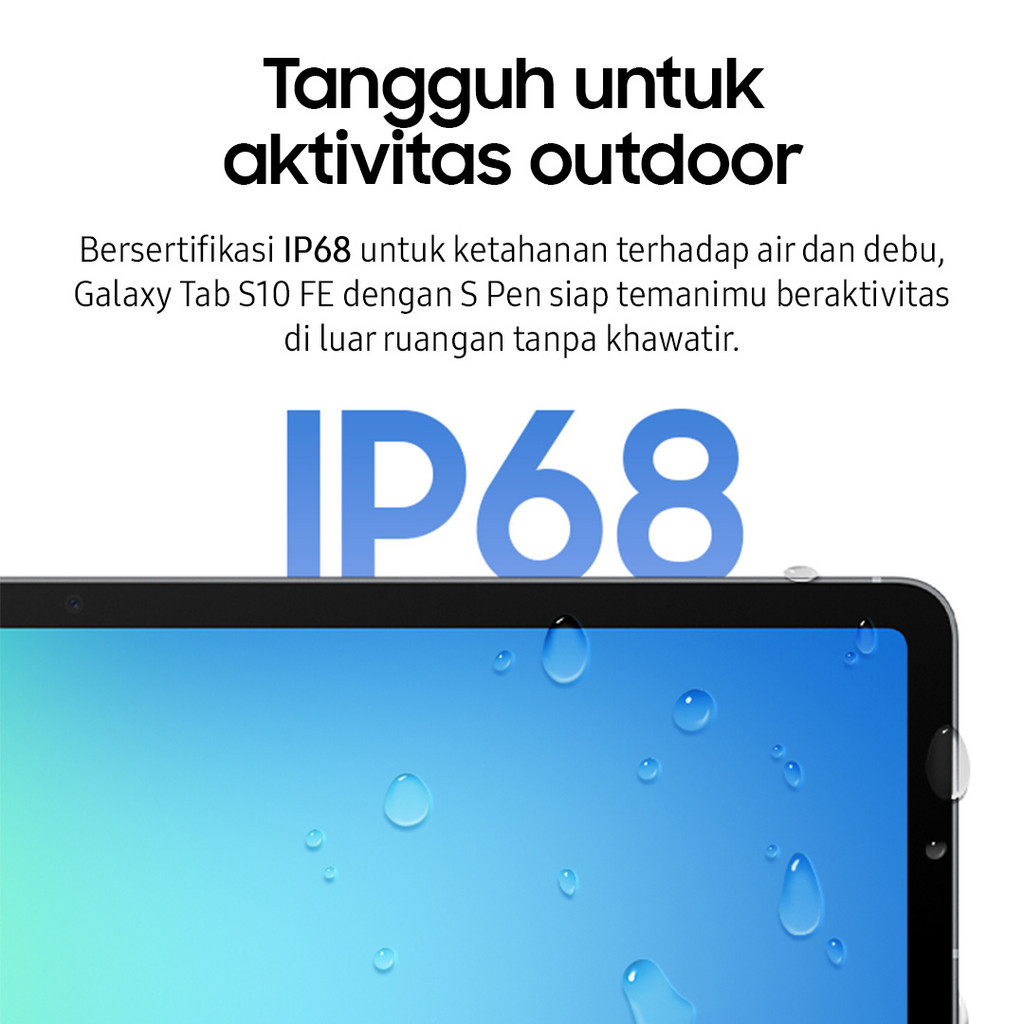 Samsung Galaxy Tab S10 FE 8GB/128GB - Blue | Tablet AI | Galaxy AI | Layar besar