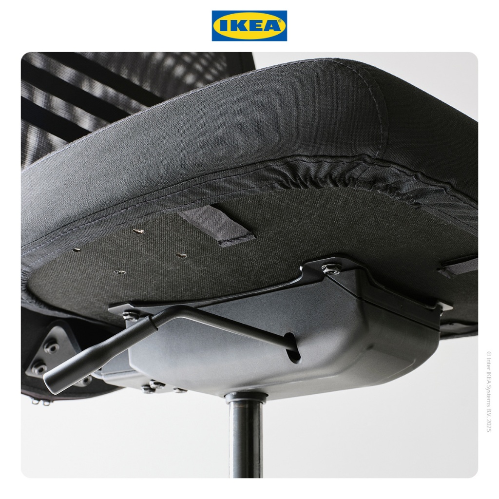 Ikea FLINTAN Kursi Kerja Kantor Dapat Diputar Hitam