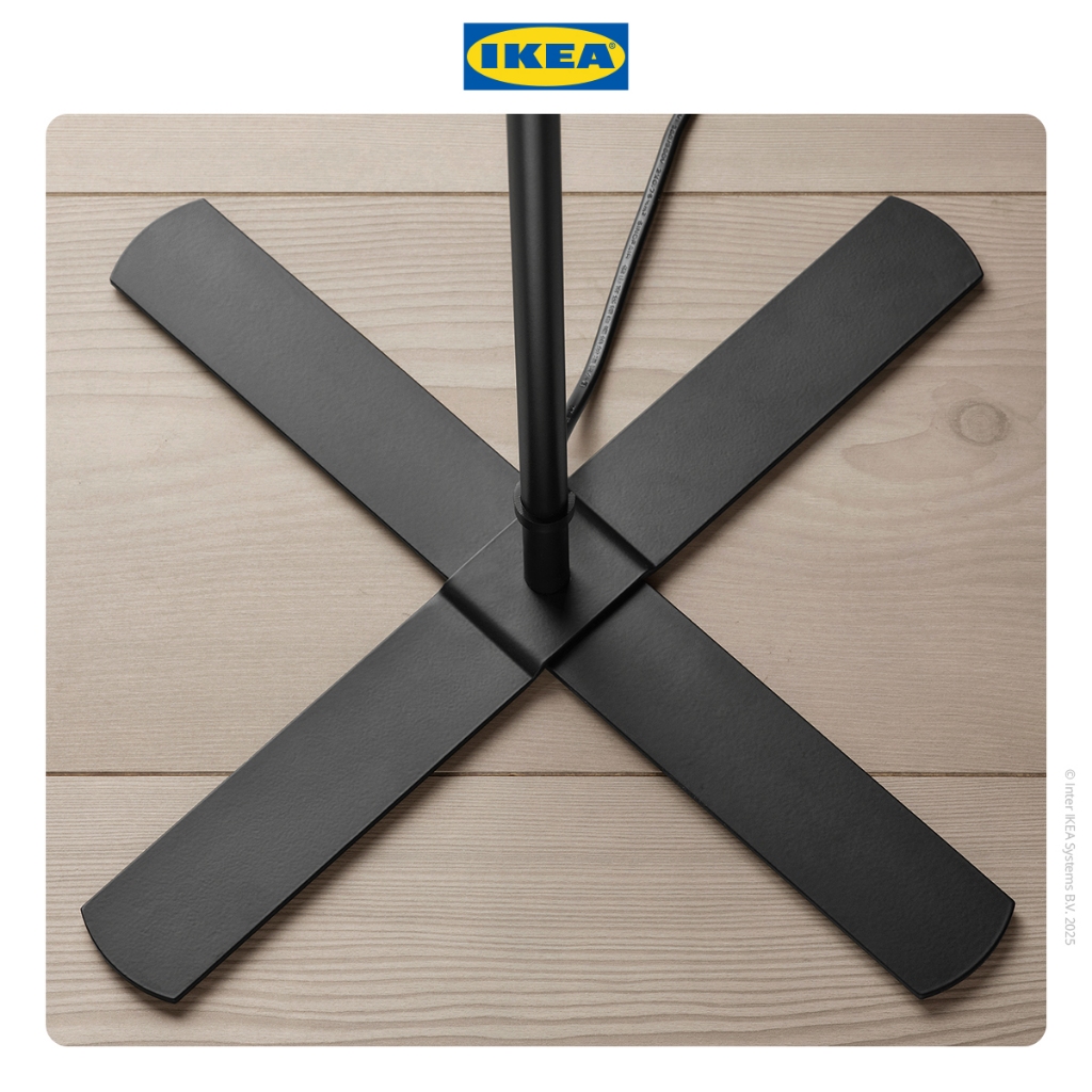 IKEA BARLAST Lampu Lantai 150cm Hitam / Putih