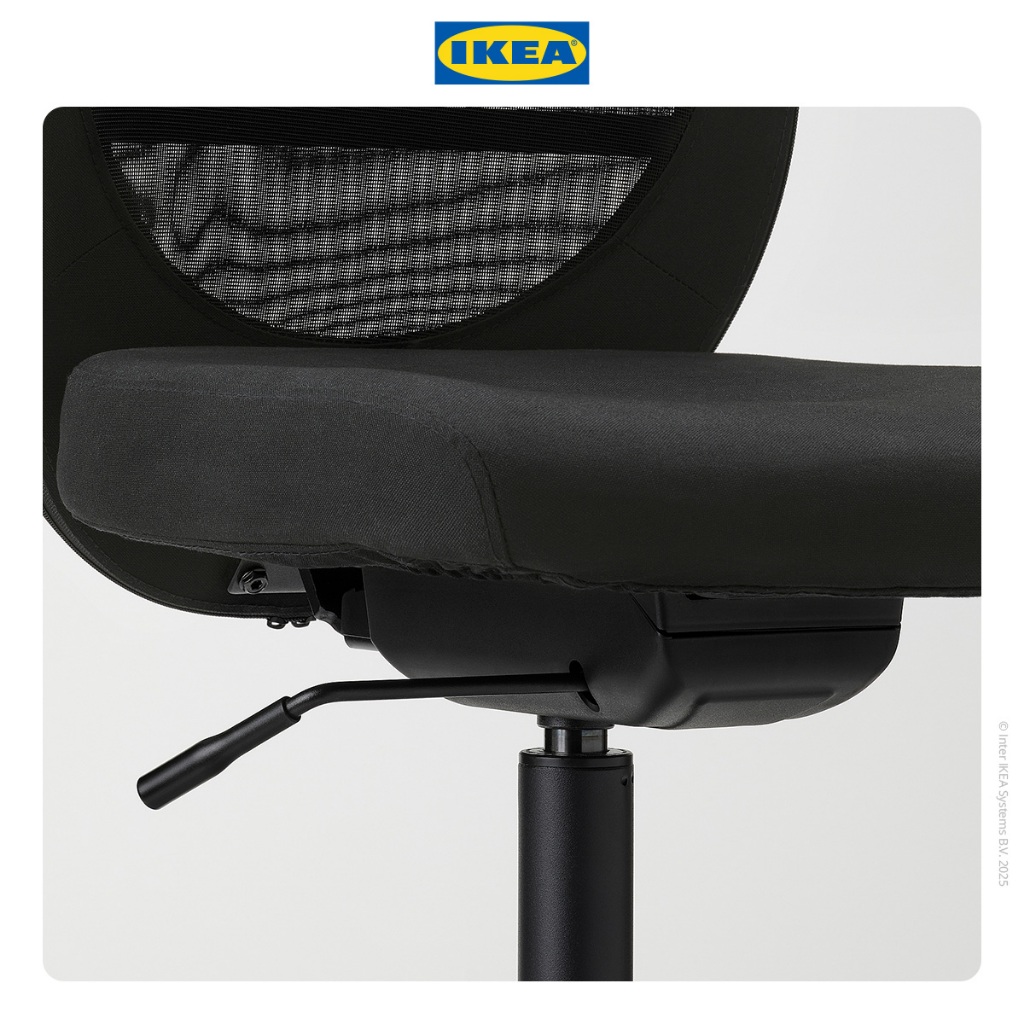Ikea FLINTAN Kursi Kerja Kantor Dapat Diputar Hitam