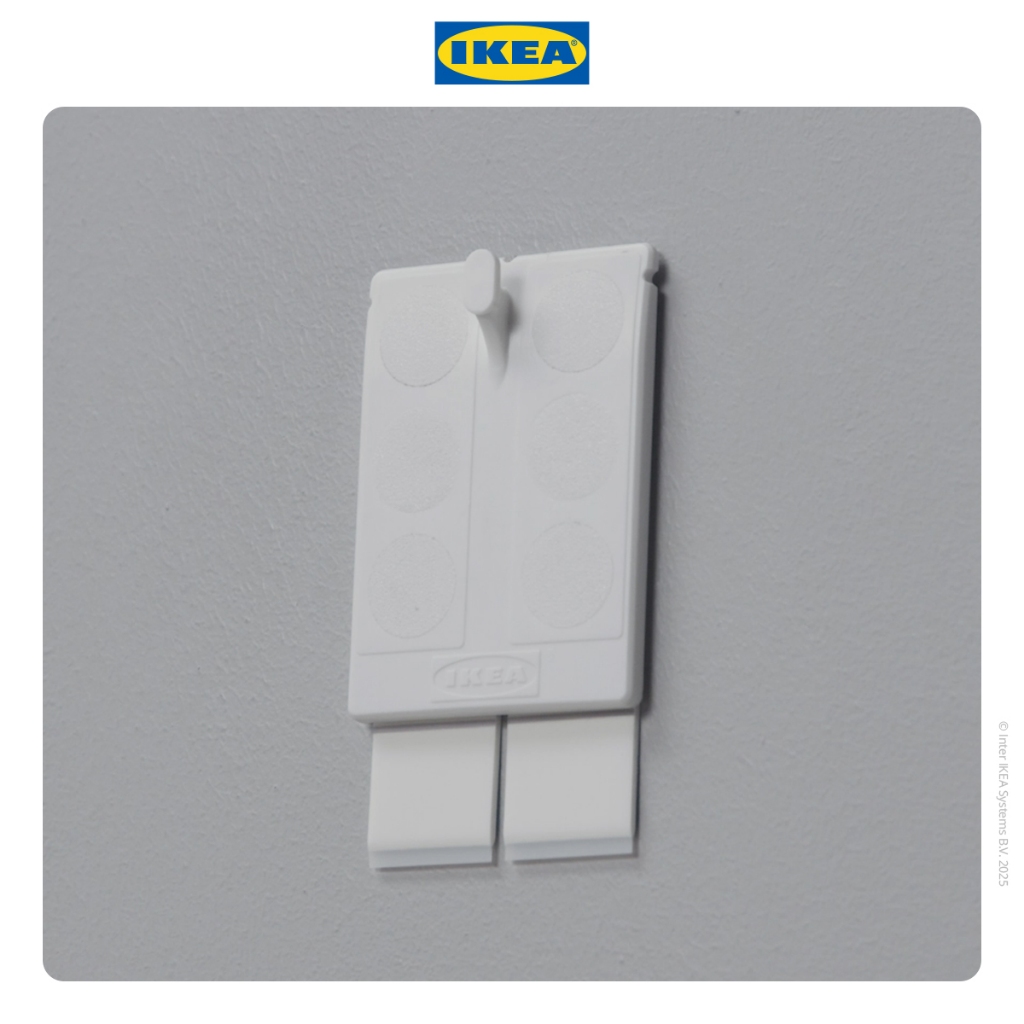 IKEA ALFTA Pengait Dengan Perekat Dinding