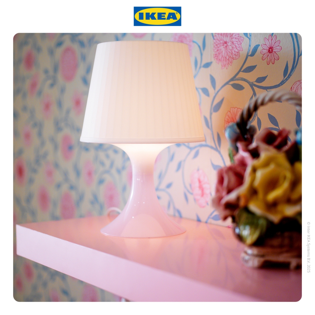 IKEA LAMPAN Lampu Meja / Lampu Baca Minimalis Putih 29cm