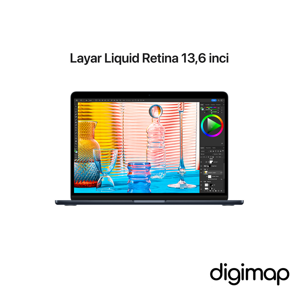 Macbook Air 13,6 inch M2 8-Core CPU and 16-Core GPU , Unified Memory 256GB