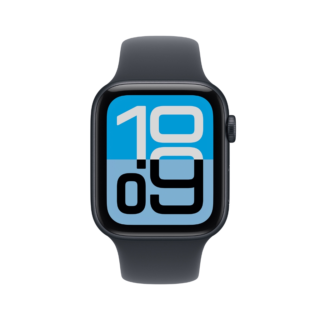 Apple Watch SE 3 GPS, Midnight Aluminium Case with Midnight Sport Band