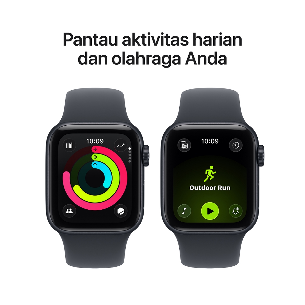 Apple Watch SE 3 GPS, Midnight Aluminium Case with Midnight Sport Band