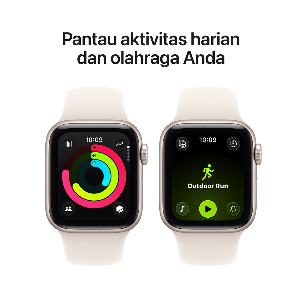 Apple Watch SE 3 GPS, Starlight Aluminium Case with Starlight Sport Band