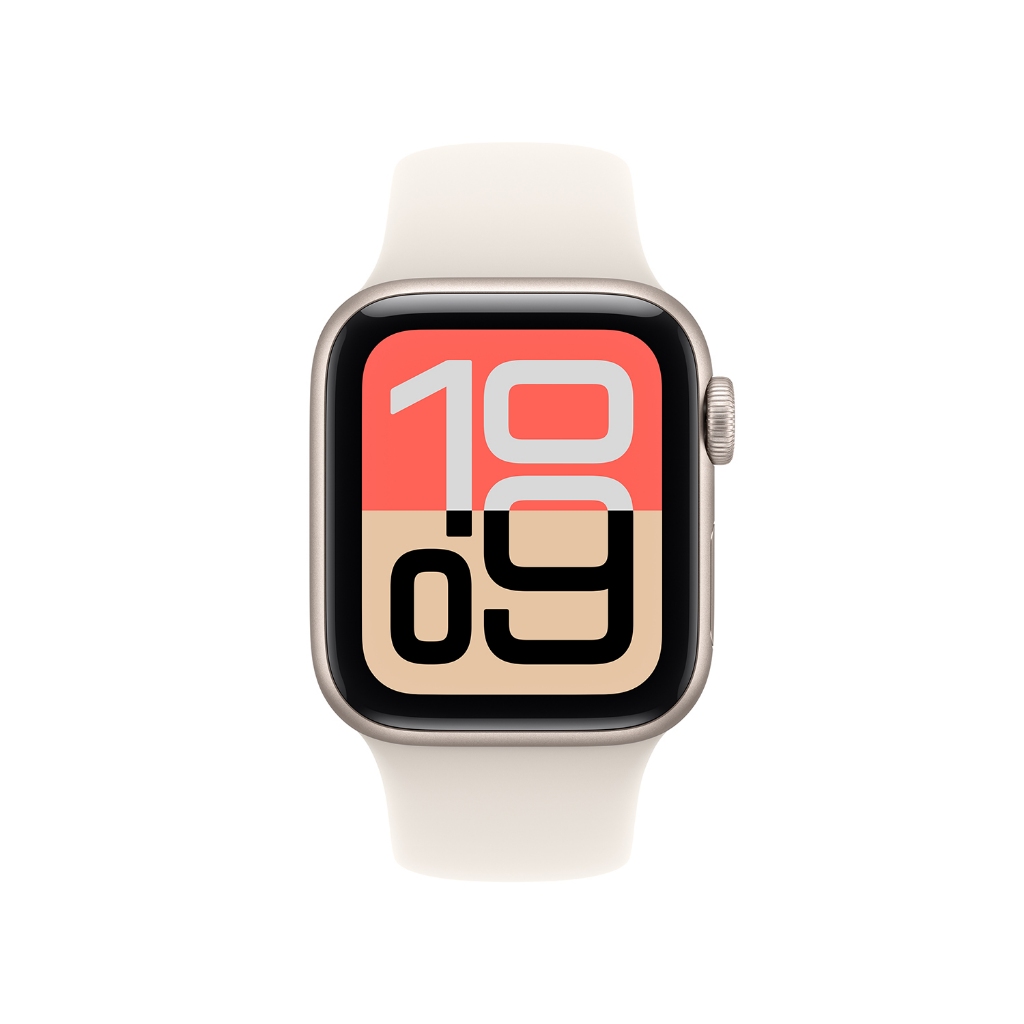 Apple Watch SE 3 GPS, Starlight Aluminium Case with Starlight Sport Band