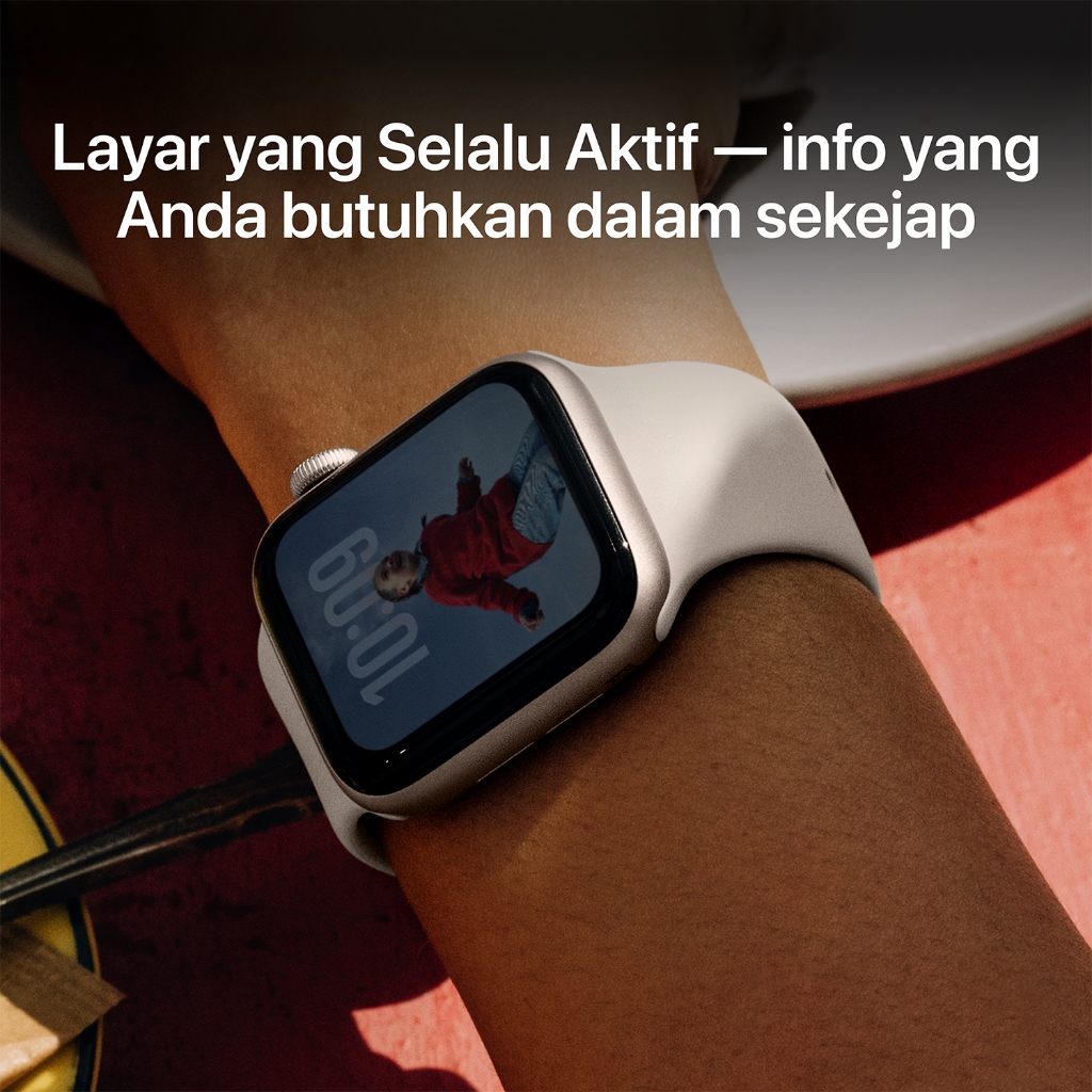 Apple Watch SE 3 GPS, Starlight Aluminium Case with Starlight Sport Band