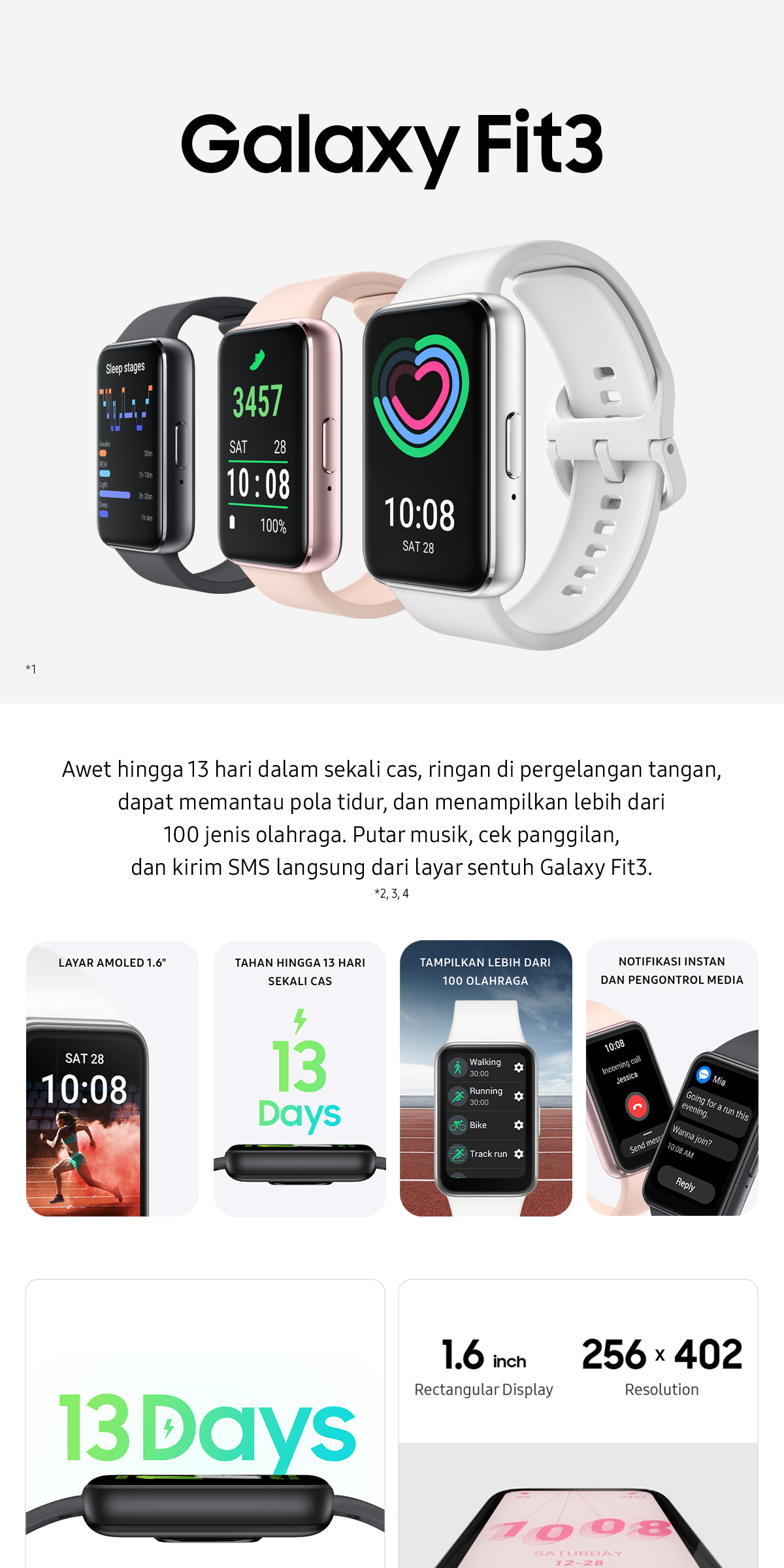 Samsung Galaxy Fit 3 - Gray