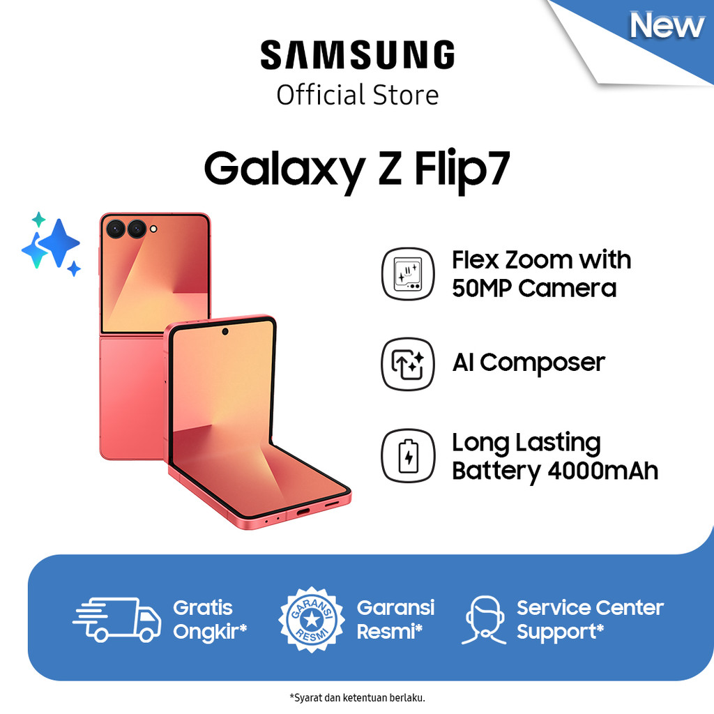 Samsung Galaxy Z Flip7 12GB/256GB - Coralred